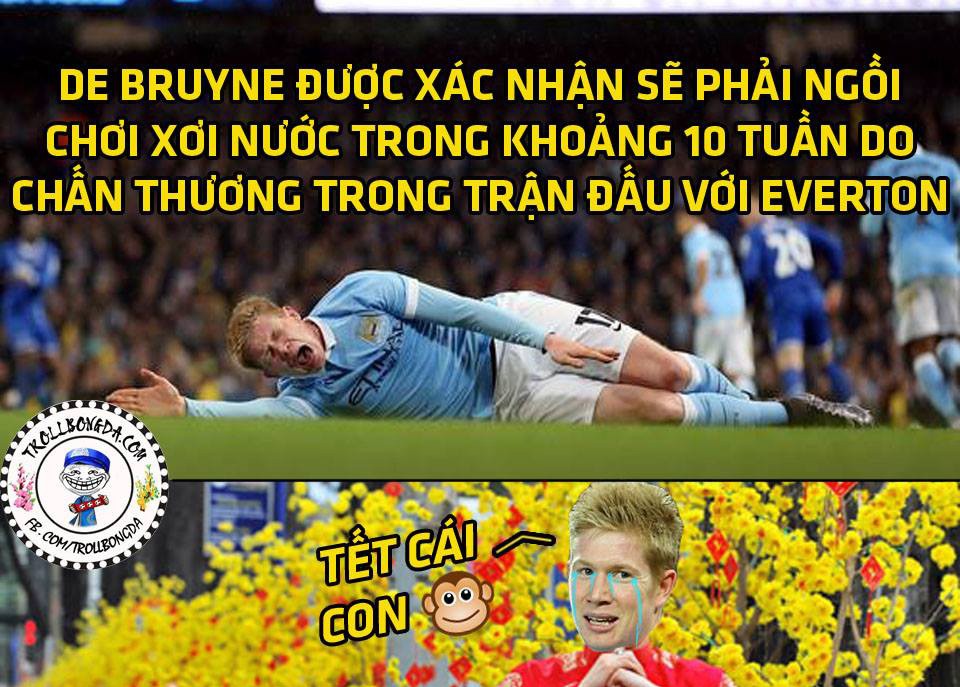 Quá buồn cho Man City và De Bruyne