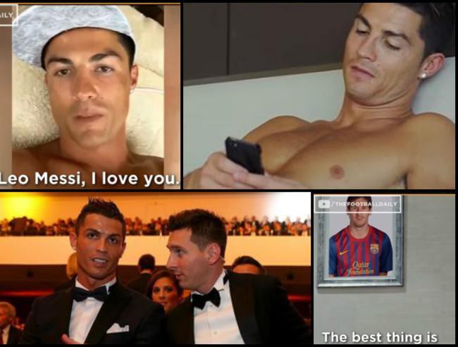 Cristiano Ronaldo: “Messi, tôi yêu em”