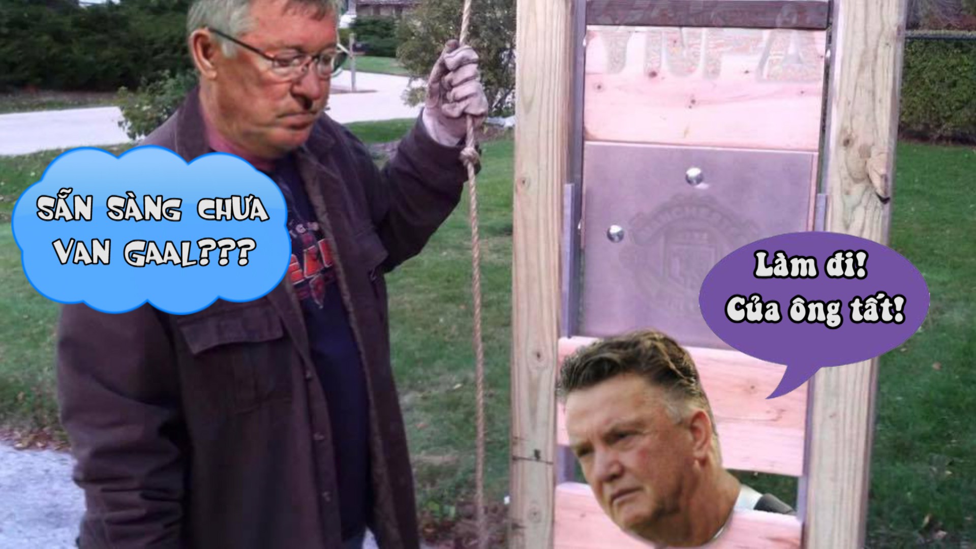 Sir Alex xử trảm Van Gaal