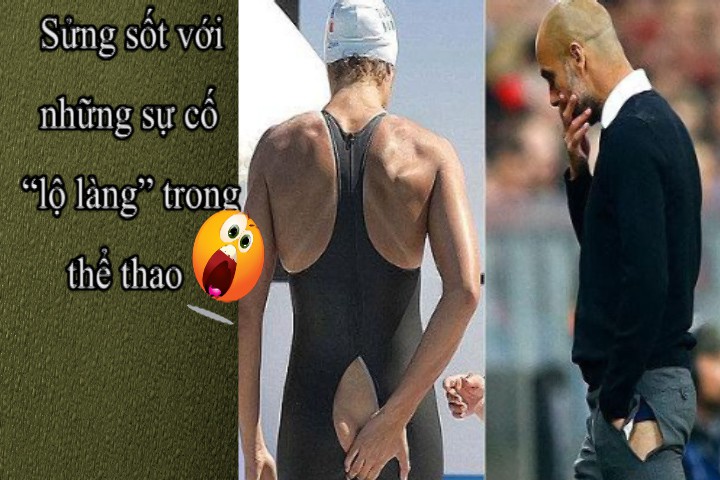 Những sự cố “lộ hàng” hài hước trong thể thao