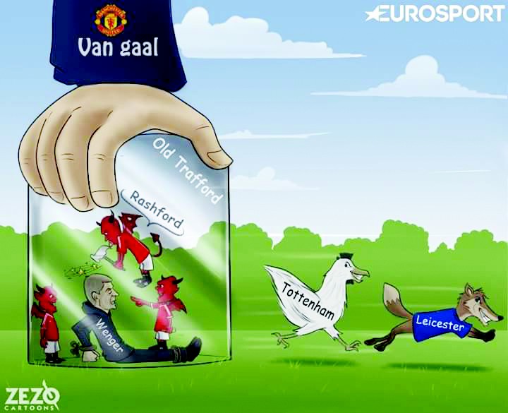 Van Gaal dùng “tiểu Quỷ” hạ Wenger.
