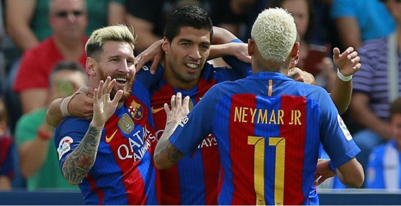 Video: Bộ ba MSN tỏa sáng, Barca thắng dễ Leganes
