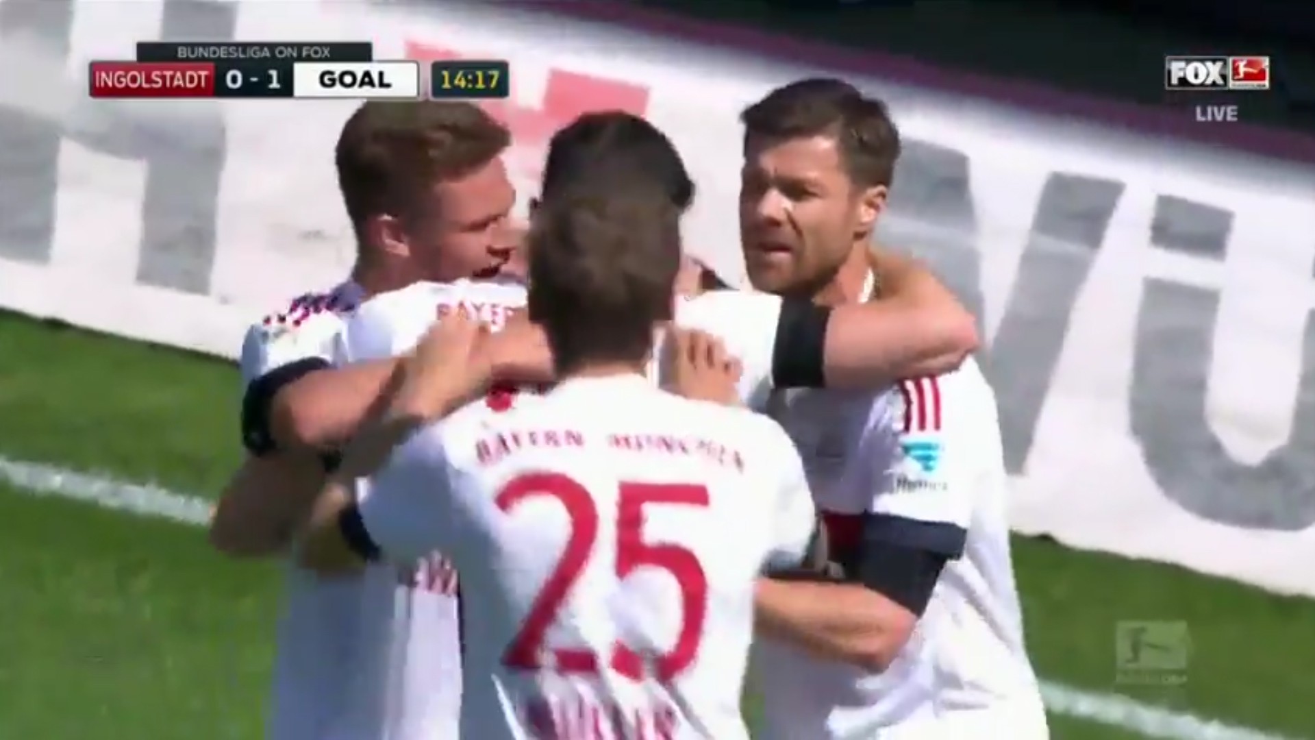 Video Bundesliga: Ingolstadt 1-2 Bayern Munich