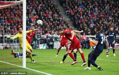 Video Champions League: Bayern Munich 2-1 Atletico