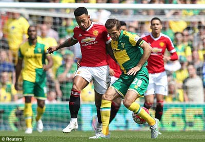 Video Ngoai hạng Anh: Norwich 0-1 Man Utd