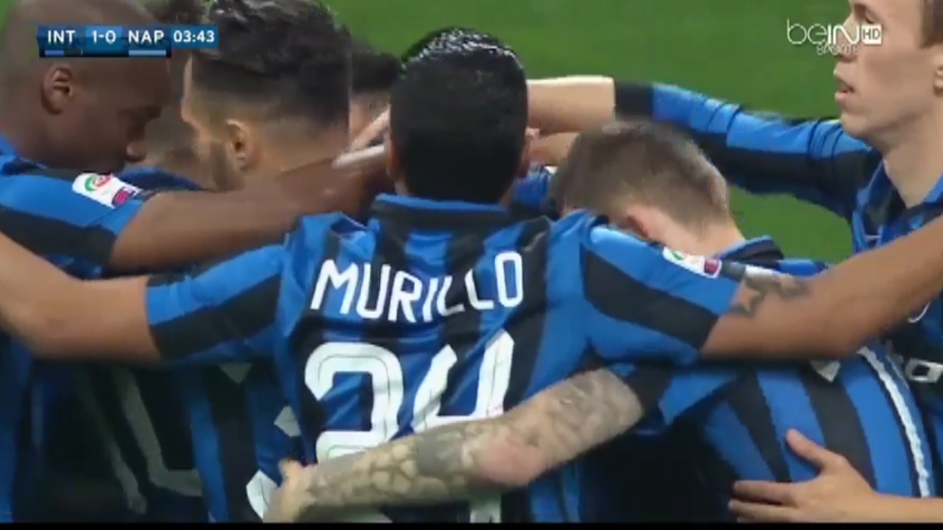 Video Serie A: Inter Milan 2-0 Napoli