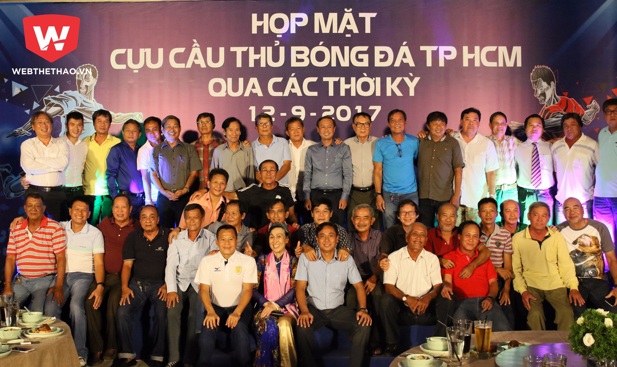 Buổi gặp mặt cho c&aacute;c cựu danh thủ TP.HCM. Ảnh: Văn Nh&acirc;n