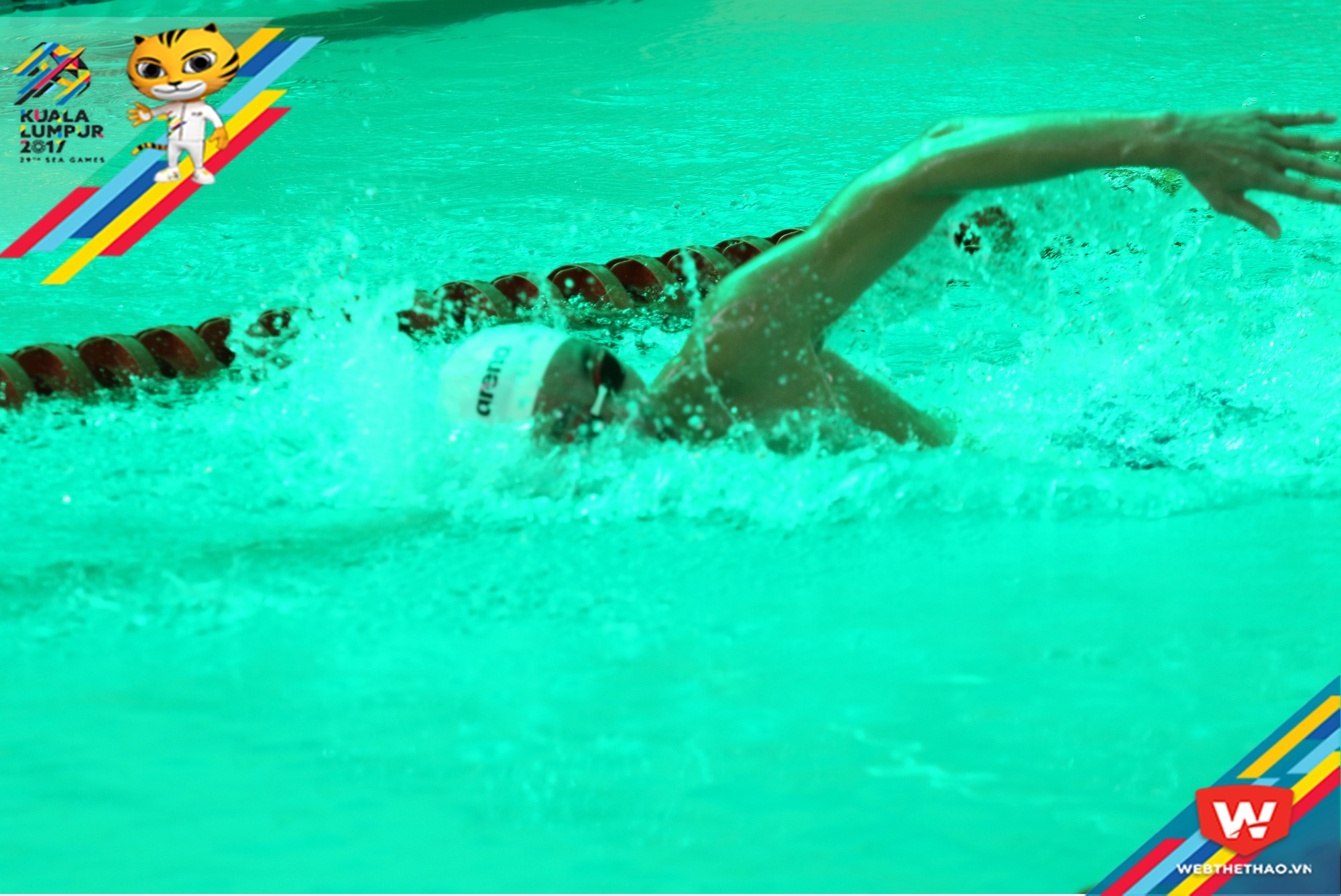 Huy Ho&agrave;ng vượt xa kỷ lục SEA Games trong cuộc kiểm tra s&aacute;ng nay. Ảnh: Văn Nh&acirc;n