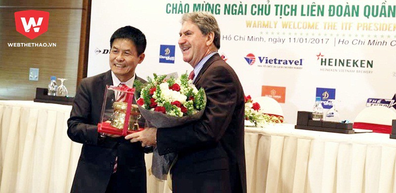 Chủ tịch Liên đoàn quần vợt thế giới khen ngợi Lý Hoàng Nam