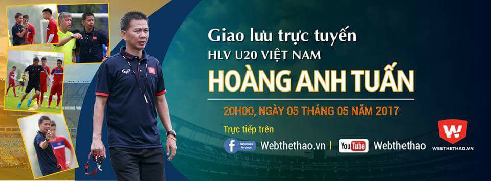 Giao lưu trực tuyến với HLV Hoàng Anh Tuấn