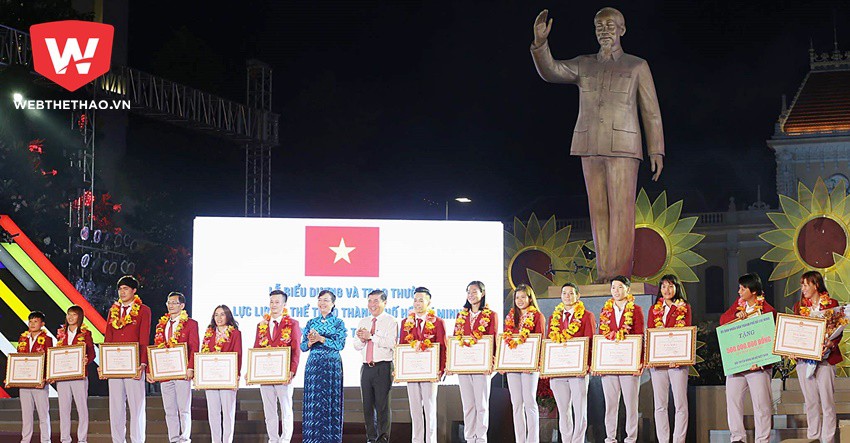 TP.HCM thưởng hơn 3 tỷ đồng cho HLV, VĐV thành tích SEA Games 29