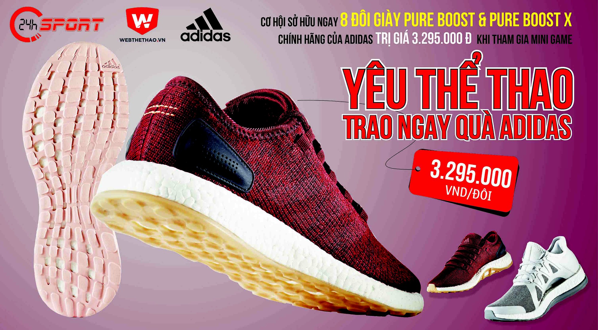 Kết quả Mini Game "Yêu thể thao, trao ngay quà ADIDAS"