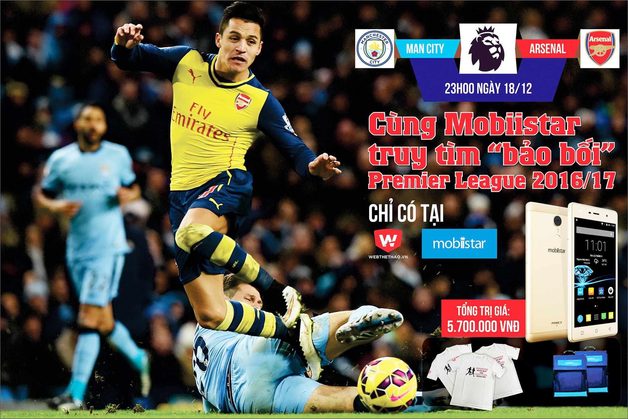 Thể lệ Cuộc thi Cùng Mobiistar truy tìm “bảo bối” Premier League