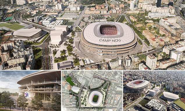 Sân Camp Nou sau khi được nâng cấp sẽ có sức chứa hơn 10 vạn chỗ Hình ảnh: Sân Camp Nou sau khi được nâng cấp sẽ có sức chứa hơn 10 vạn chỗ