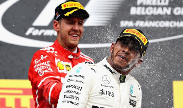 Vettel và Hamilton đang dẫn đầu BXH các tay đua mùa này hình ảnh: Vettel và Hamilton đang dẫn đầu BXH các tay đua mùa này