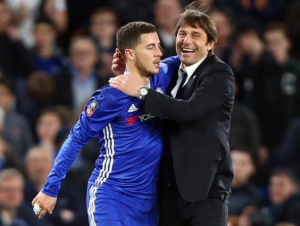 Hazard l&agrave; nh&acirc;n tố quan trọng nhất đội h&igrave;nh của HLV Conte