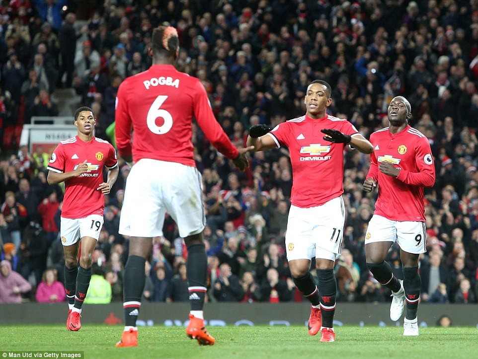 Phong độ tốt của Martial, sự trở lại của Pogba và Lukaku chấm dứt cơn khô hạn bàn thắng giúp MU bùng nổ mạnh mẽ Phong độ tốt của Martial, sự trở lại của Pogba và Lukaku chấm dứt cơn khô hạn bàn thắng giúp MU bùng nổ mạnh mẽ