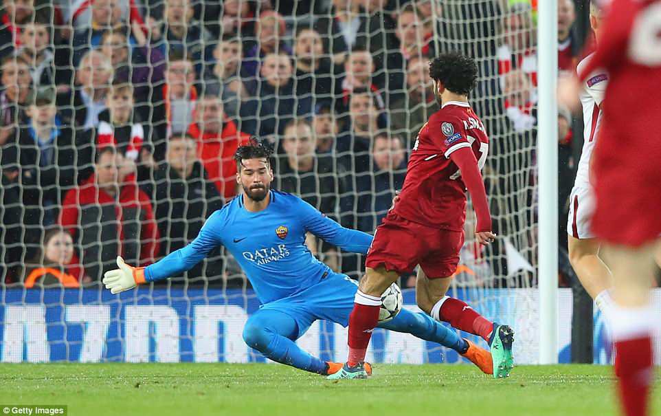 h&igrave;nh ảnh: Salah tiếp tục lập kỷ lục ghi b&agrave;n mới với c&uacute; đ&uacute;p trước Roma
