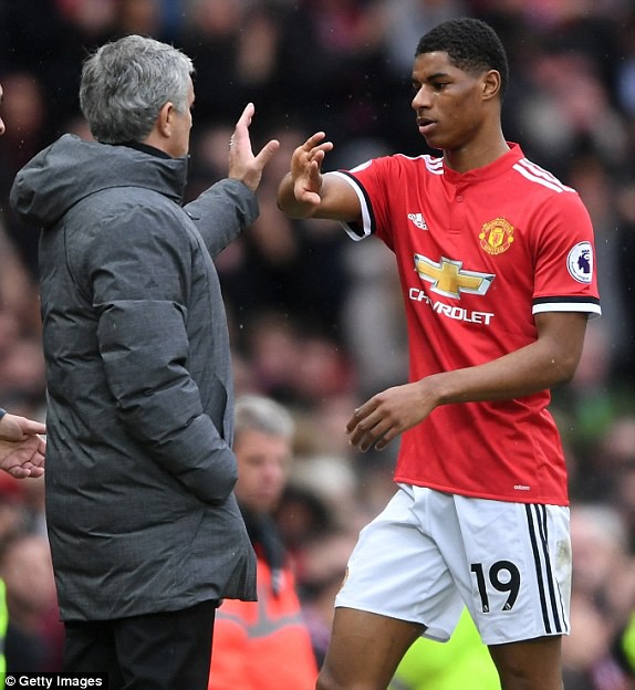 h&Igrave;NH ẢNH: Mourinho đ&atilde; đ&uacute;ng khi đặt niềm tin v&agrave;o Rashford trước Liverpool