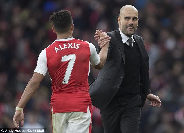 Sanchez sẽ đi theo tiếng gọi của Pep? Hình ảnh: Sanchez sẽ đi theo tiếng gọi của Pep?