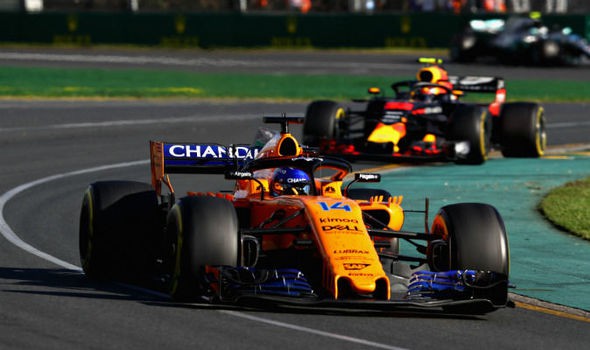 Alonso và đội đua McLaren chạy thử không thành công Hình ảnh: Alonso và đội đua McLaren chạy thử không thành công