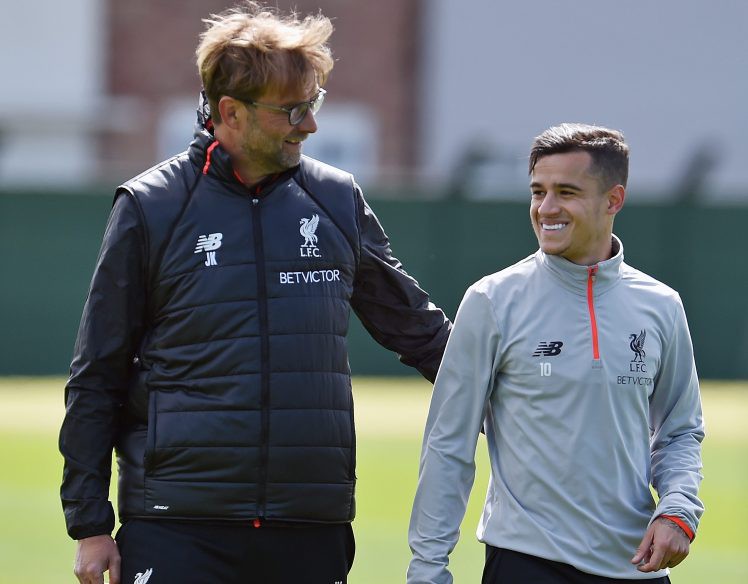 C&oacute; tin HLV Klopp sẵn s&agrave;ng trao cơ hội ra s&acirc;n trận gặp Sevilla đ&ecirc;m mai cho Coutinho
