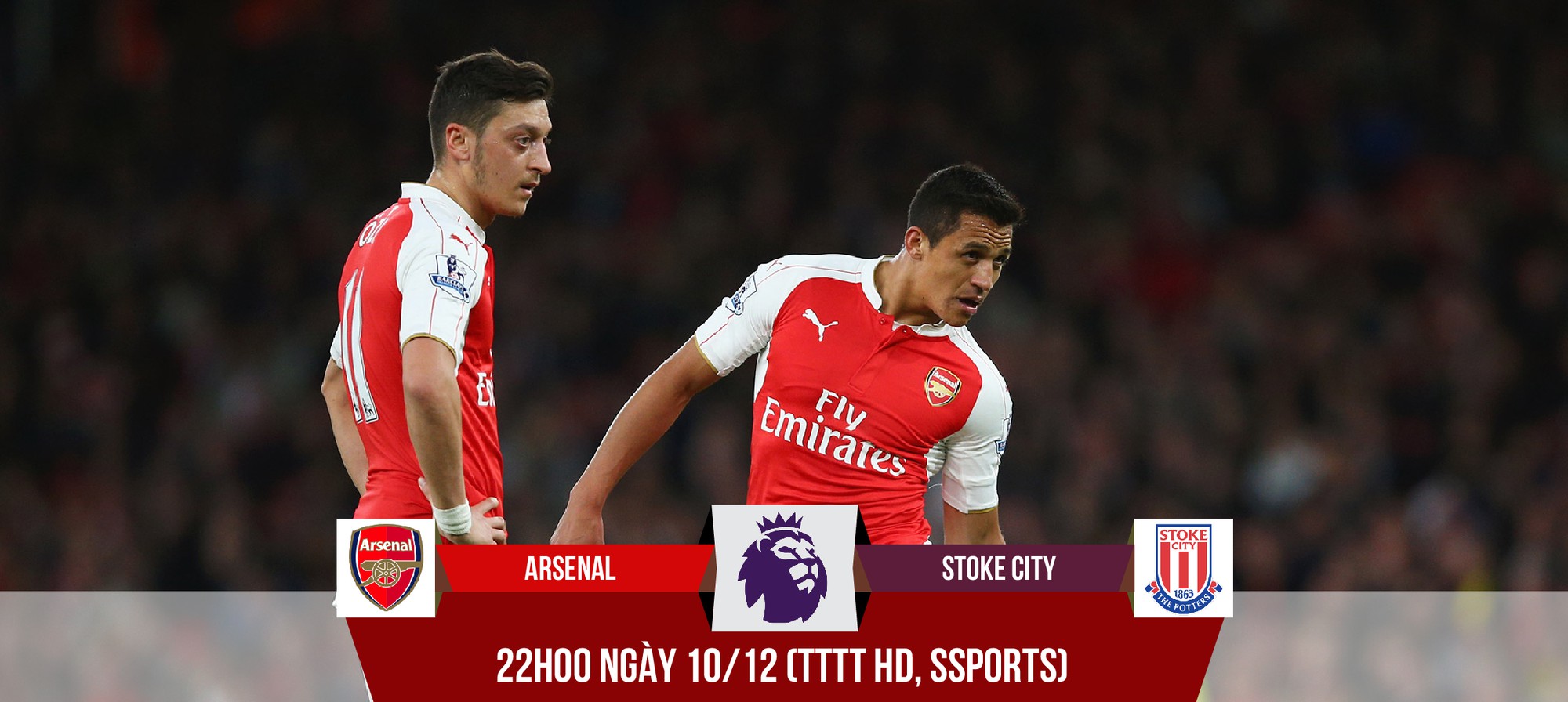 Arsenal - Stoke City: 200.000 bảng có đáng?