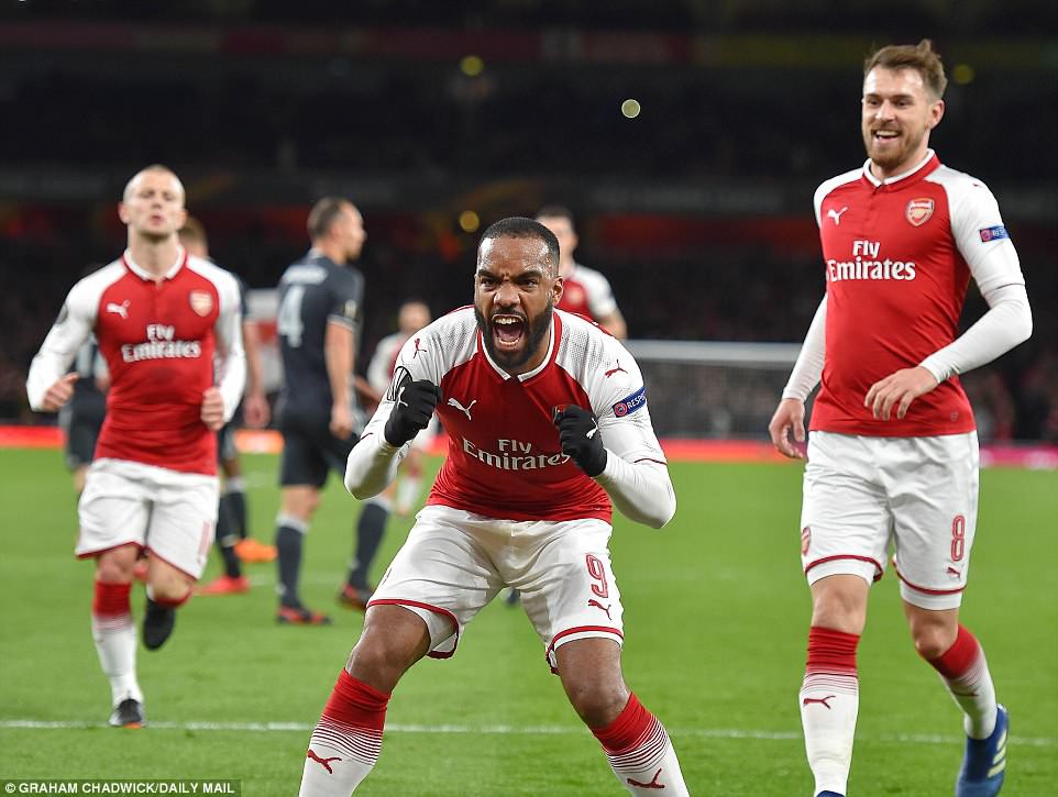 Arsenal bắn nát CSKA Moscow, rộng đường vào BK Europa League