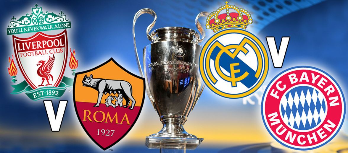 Bốc thăm bán kết Champions League: Real tái đấu Bayern, Liverpool đối đầu Roma