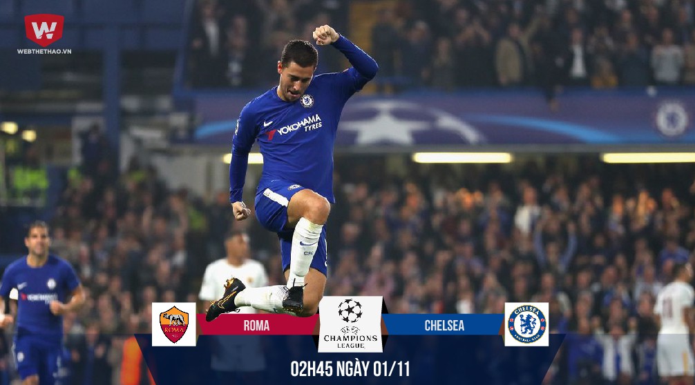 Link xem trực tiếp C1 trận Roma - Chelsea