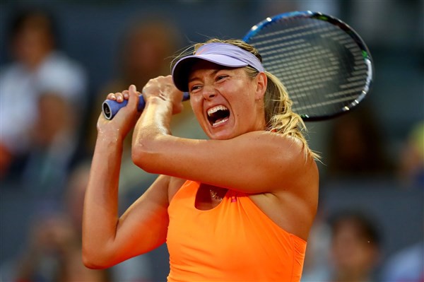 "Búp bê" Sharapova khởi đầu hoàn hảo ở Madrid Open 2018