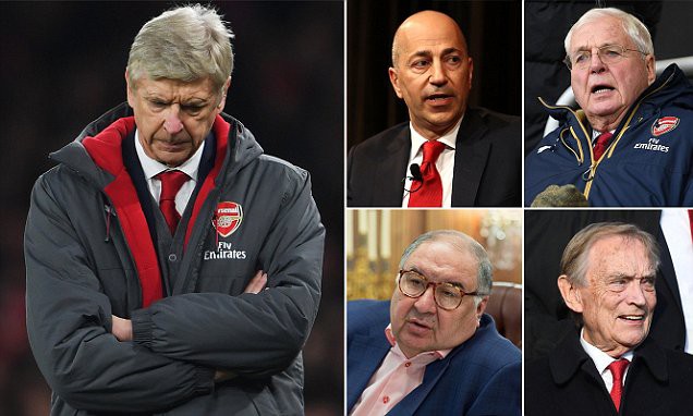 Hé lộ những lá phiếu sẽ quyết định việc sa thải HLV Arsene Wenger