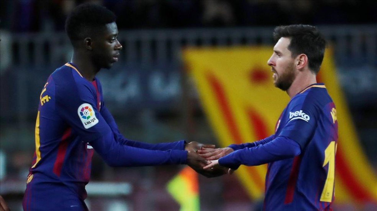 Dembele không tái phát chấn thương nghiêm trọng? Hình ảnh: Dembele không tái phát chấn thương nghiêm trọng?