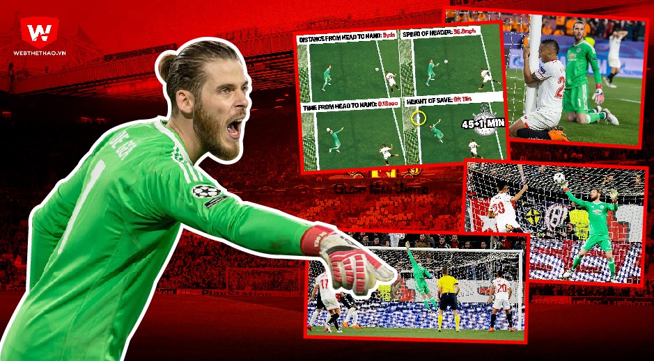Pha cản phá của De Gea nằm trong Top pha cứu thua kinh điển?