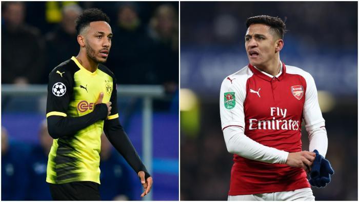 H&igrave;nh ảnh: Aubameyang được kỳ vọng sẽ lấp đầy vị tr&iacute; Sanchez để lại