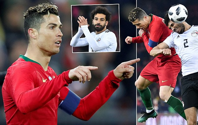 Ronaldo cán 2 cột mốc khủng sau cú đúp giúp Bồ Đào Nha hạ Ai Cập