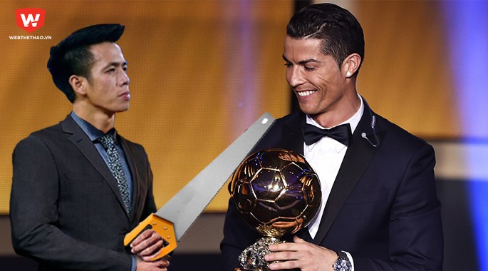 Ronaldo phải chia một nửa Quả bóng vàng cho Văn Quyết!?
