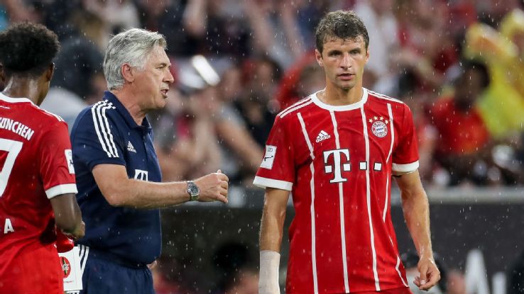 Mueller đ&atilde; sa s&uacute;t rất nhiều từ khi HLV Ancelotti đến s&acirc;n Allianz Arena H&egrave; năm ngo&aacute;i