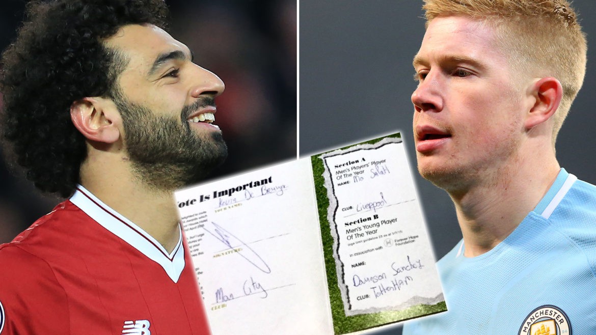 Tin bóng đá ngày 4/4: De Bruyne bầu... Salah làm "Cầu thủ hay nhất NHA 2017/18"