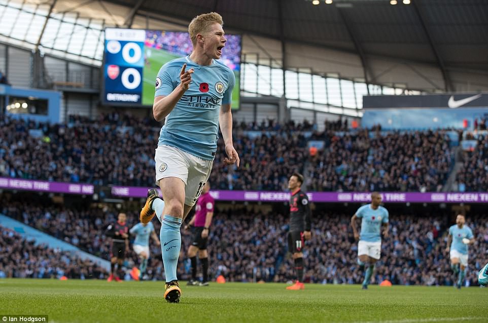 Trực tiếp trận Man City - Arsenal: Thắng 3-1, Man City vững ngôi đầu
