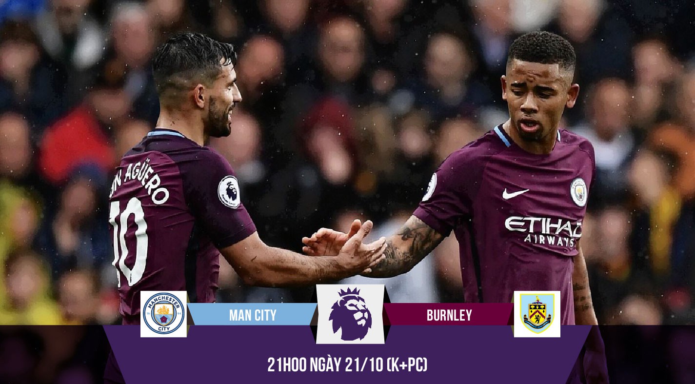 Trực tiếp trận Man City - Burnley: Man Xanh lại thắng to