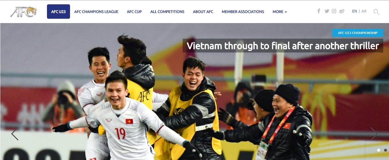 Truyền thông quốc tế "rùng mình" với chiến tích của U23 Việt Nam