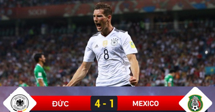 Video: Đức vào chung kết Confed Cup nhờ cú đúp của Goretzka