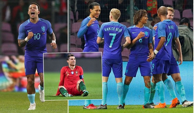 Video: Van Dijk ghi bàn giúp Hà Lan nhấn chìm Bồ Đào Nha