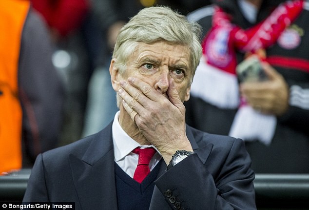 50 sắc thái của Wenger trong ngày Arsenal thảm bại trước Bayern