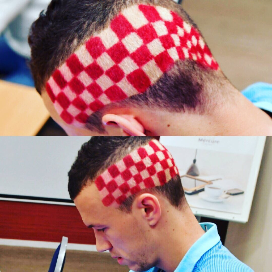Kiểu t&oacute;c của tiền đạo Ivan Perisic trong trận đấu ng&agrave;y h&ocirc;m nay.