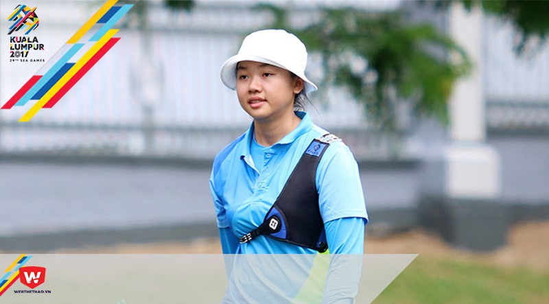 Cận cảnh nữ VĐV dễ thương giành HCB đầu tiên cho TTVN tại SEA Games 29