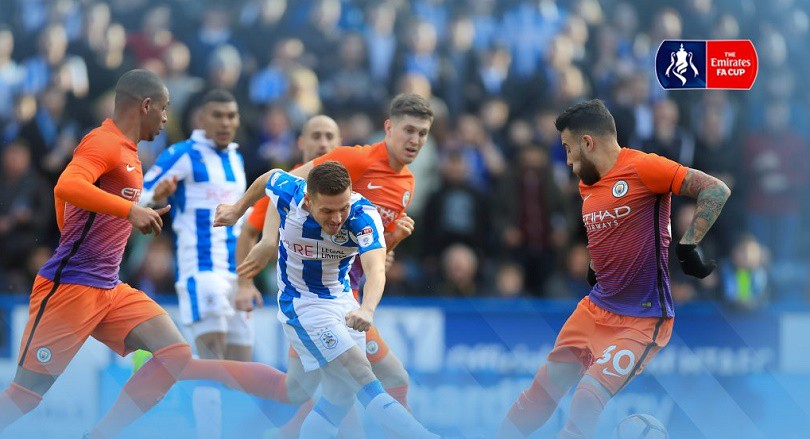 Hòa đội hạng Nhất, Man City đá lại vòng 5 FA Cup