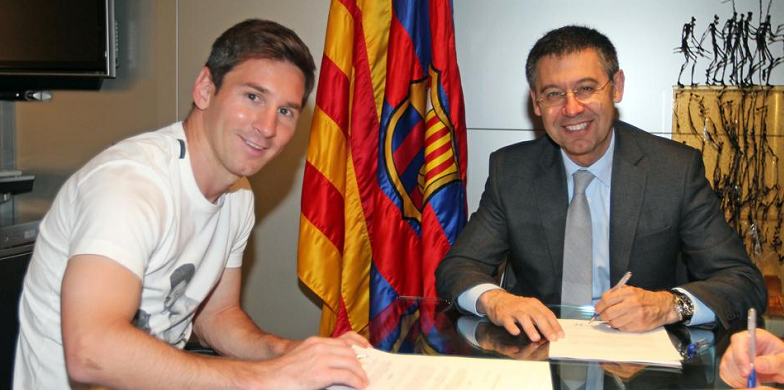 Lionel Messi sẽ ở lại Barca đến năm 2021