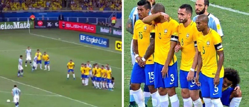 Marcelo và những pha lập hàng rào siêu dị trong bóng đá